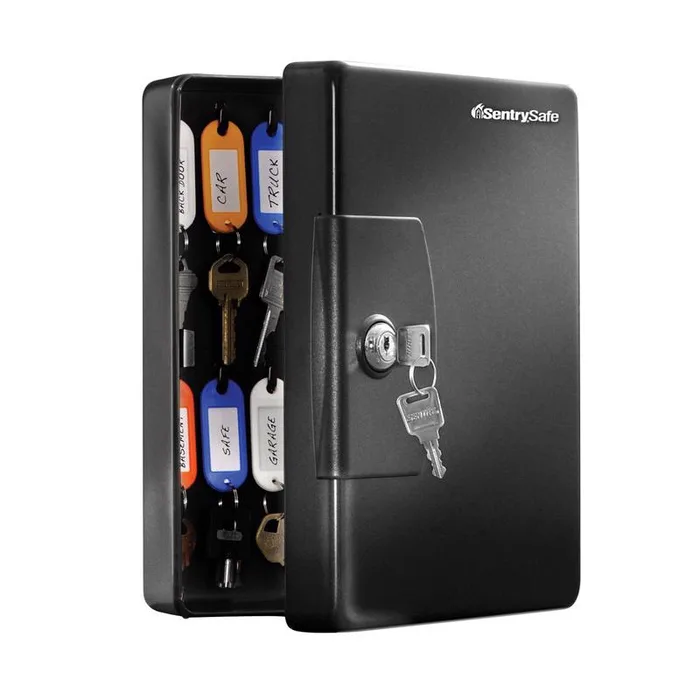 Sentry Safe Black Steel Key Cabinet 10 in. 7.7 in. 3.7 in.