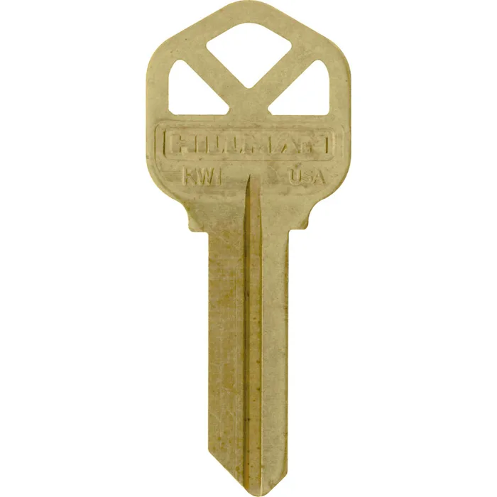 HILLMAN Kwikset Traditional Key House/Office Universal Key Blank Single Brown