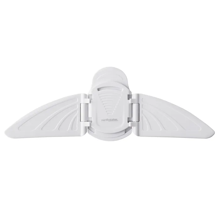North States Toddleroo White Plastic Door and Window Lock 1 pk
