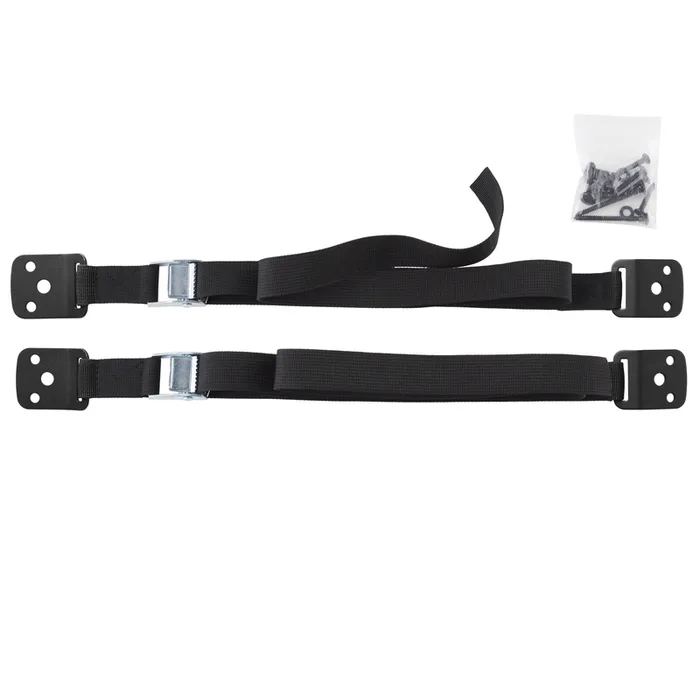 North States Toddleroo Black Metal/Nylon Strap Lock 2 pk