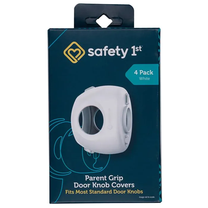 Safety 1st White Plastic Door Knob Covers 4 pk (Pack of 6)
