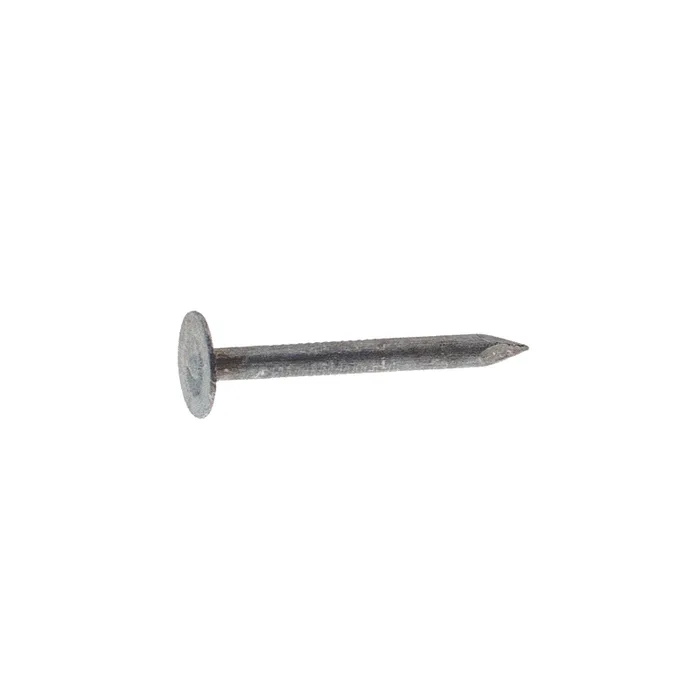 Grip-Rite 1-1/2 in. Roofing Electro-Galvanized Steel Nail Flat Head 1 lb (Pack of 12)