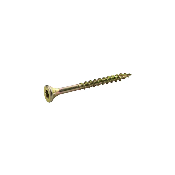 Grip-Rite 1.25 in. L Star Yellow Zinc Coarse Wood Screws 184 pk (Pack of 12)