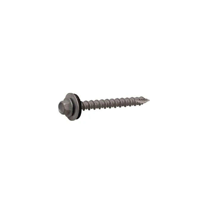 Grip-Rite No. 10 wire X 2-1/2 in. L Phillips Hex Washer Head High/Low Washer Roofing Screws (Pack of 12)