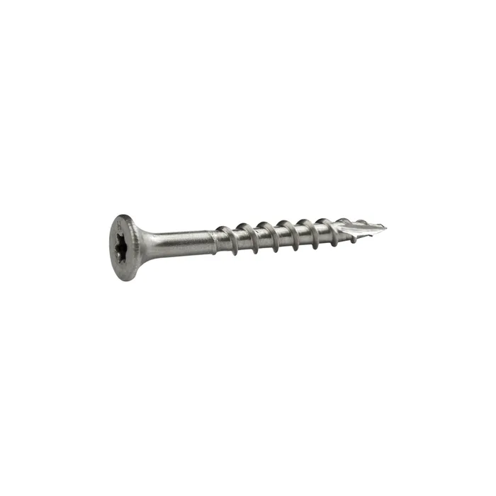 Grip-Rite PrimeGuard Max No. 8 wire X 1-5/8 in. L Silver Star Bugle Head Deck Screws 5 lb 750 pk (Pack of 4)