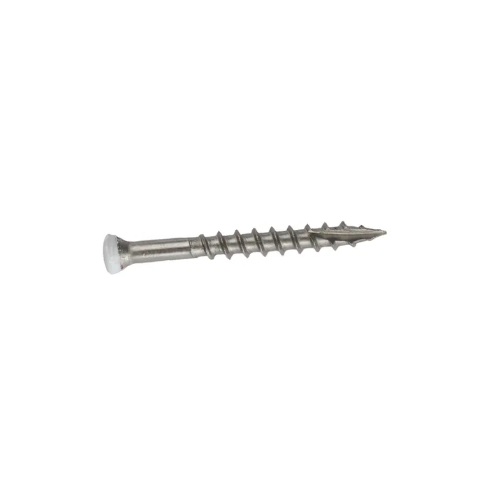 Grip-Rite PrimeGuard Max No. 7 wire X 1-5/8 in. L White Star Trim Head Deck Screws 1 lb 195 pk (Pack of 6)