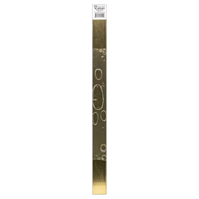 K&S 0.032 in. X 1 in. W X 12 in. L Mill Brass Metal Strip