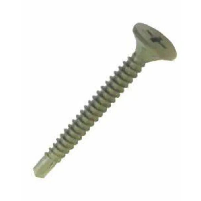 Grip-Rite No. 8 wire X 1-5/8 in. L Phillips Wafer Head Coarse Cement Board Screws (Pack of 12)
