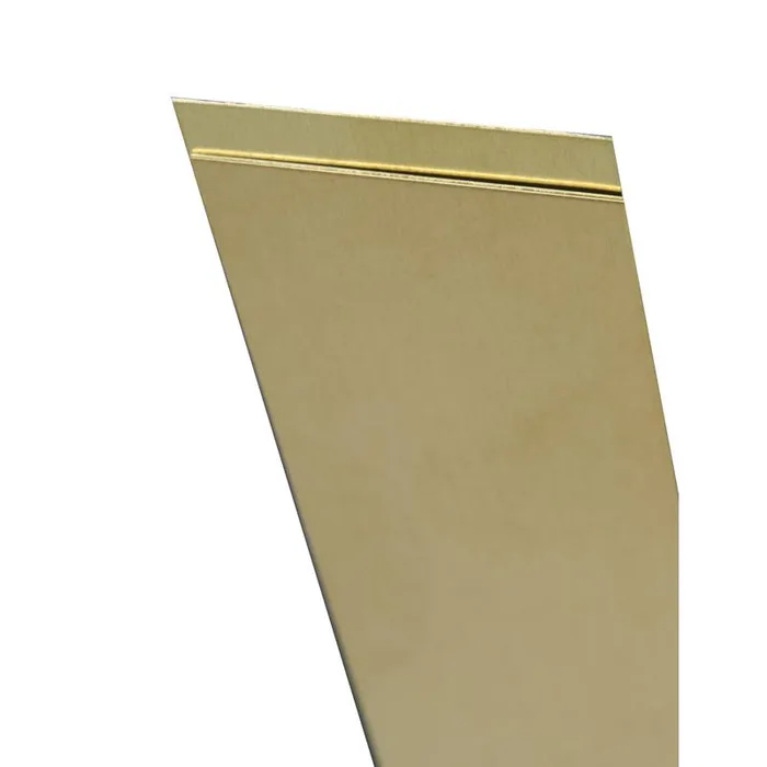 K&S 0.01 in. X 4 in. W X 10 in. L Mill Brass Sheet Metal (Pack of 6)