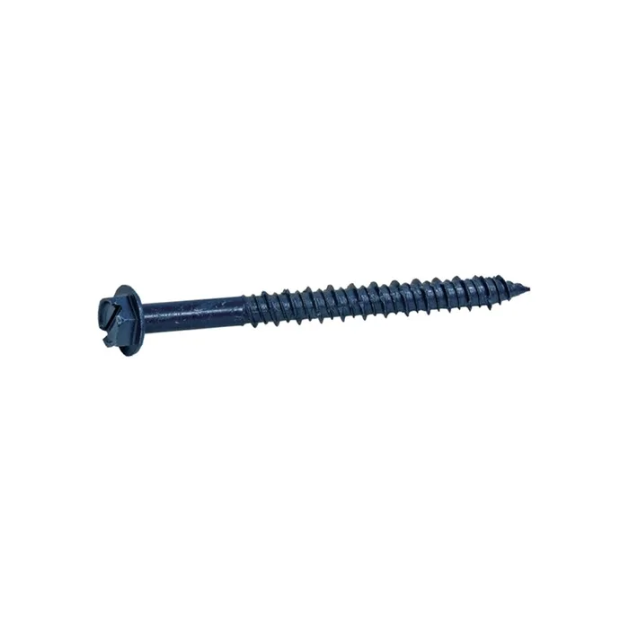 Grip-Rite 1/4 in. wipes X 1-3/4 in. L Slotted Hex Washer Head Coarse Concrete Screws (Pack of 12)
