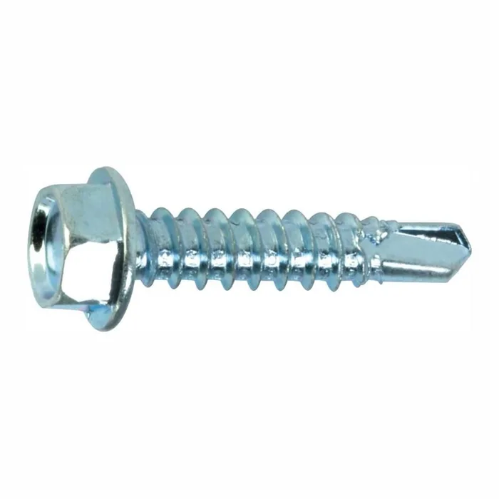 Grip-Rite Pro-Twist No. 12 Sizes X 1 in. L Hex Hex Washer Head Sheet Metal Screws