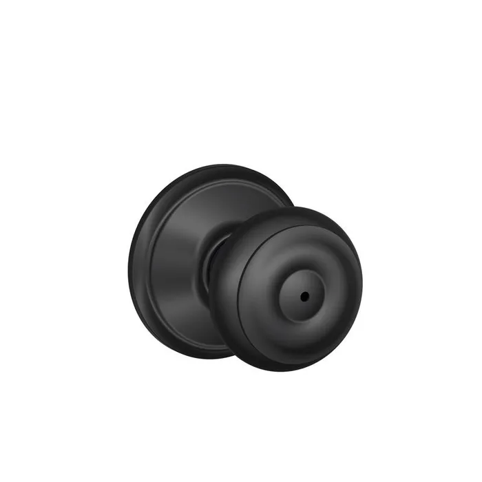 Schlage F-Series Georgian Matte Black Privacy Knob