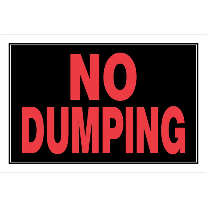HILLMAN English Black Caution Sign 8 in. H X 12 in. W (Pack of 6)