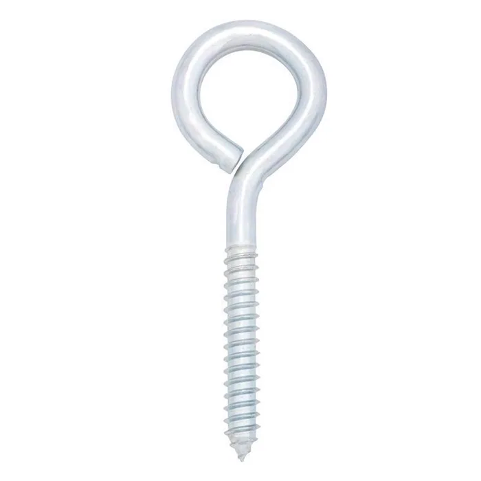 Hampton 7/16 in. X 5-1/4 in. L Zinc-Plated Steel Lag Thread Eyebolt (Pack of 10)