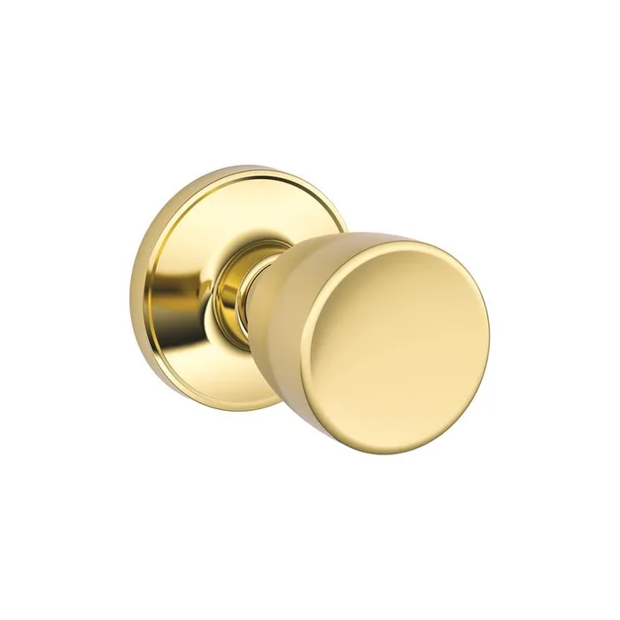 Schlage Byron Bright Brass Passage Knob