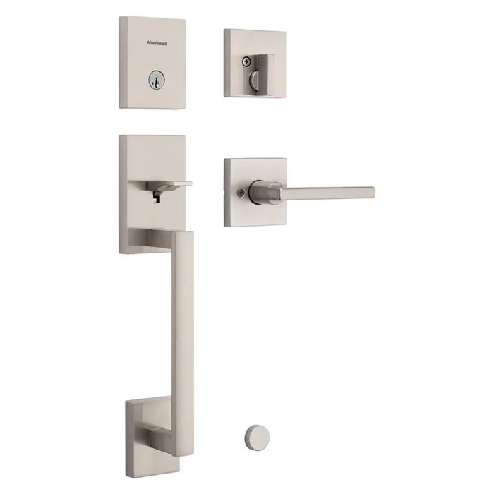 Kwikset San Clemente SmartKey Satin Nickel Handleset