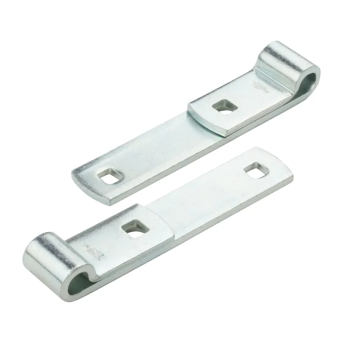 National Hardware 1-1/4 in. W X 6-1/4 in. L Zinc Plated Steel Strap Hinge 2 pk