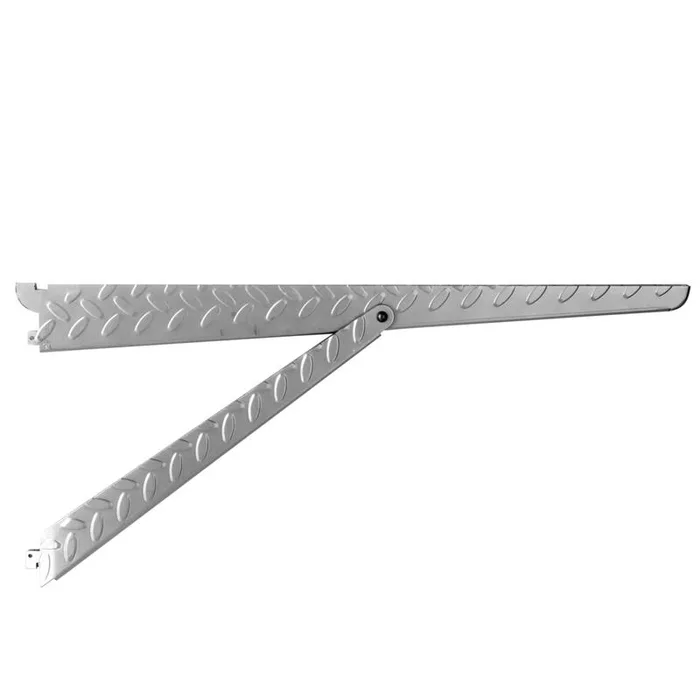 Knape & Vogt Heavyweight Silver Steel Support Bracket 20 in. L 500 lb (Pack of 8)