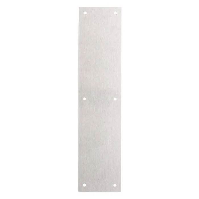 Brinks Commercial 15 in. L Stainless Steel Push Plate