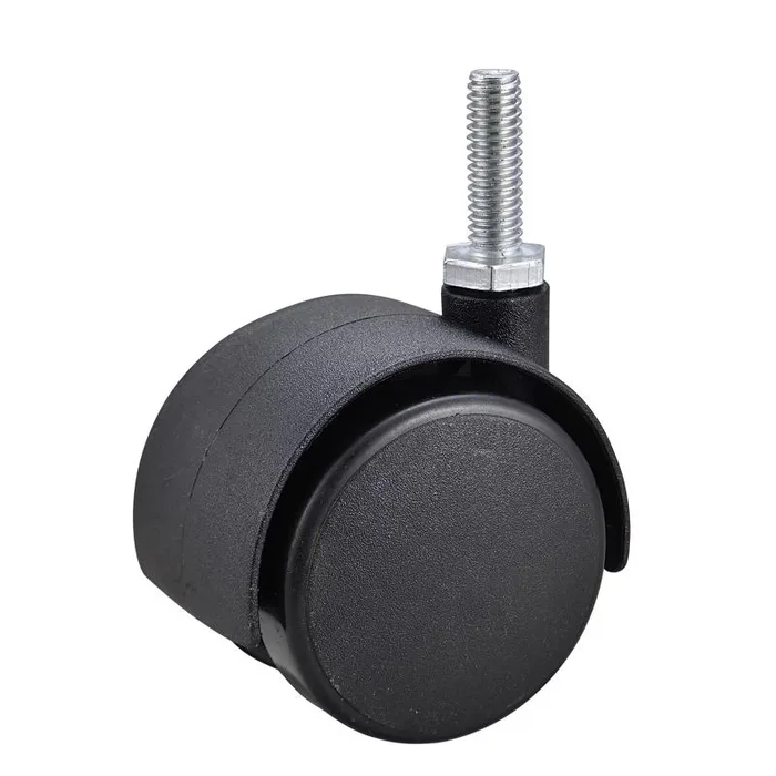 Projex 2 in. D Swivel Plastic Twin Caster 75 lb 1 pk