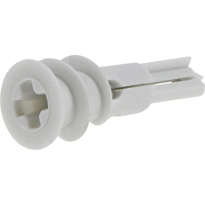 HILLMAN 1/2 in. D X 1.5 in. L Nylon Ribbed Head Drywall Anchors 100 pc
