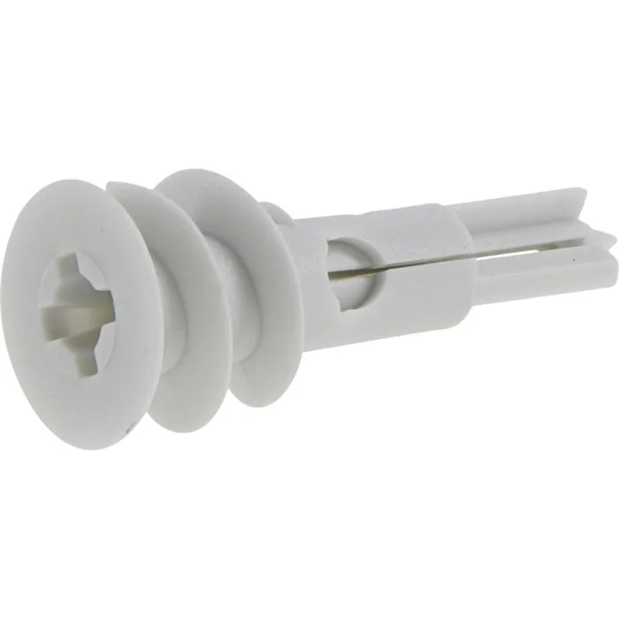 HILLMAN 1/2 in. D X 1.5 in. L Nylon Ribbed Head Drywall Anchors 100 pc