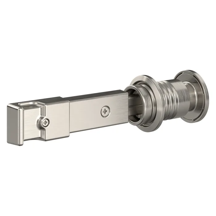 National Hardware Satin Nickel Zinc Indoor Sliding Door Lock