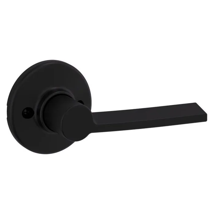 Kwikset Ladera Matte Black Half-Dummy Lever