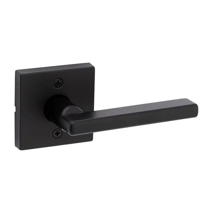 Kwikset Halifax Matte Black Reversible Dummy Lever