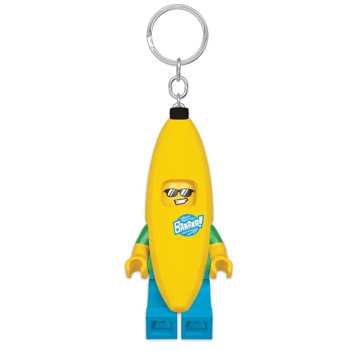 LEGO Classic Plastic Multicolored Banana Keychain Light