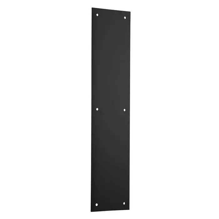 Brinks Commercial 15 in. L Matte Black Aluminum Push Plate