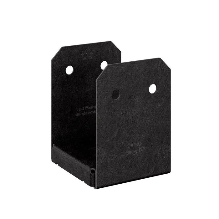 Simpson Strong-Tie OA Avant Collection 6 in. H X 5.5 in. W 16 Ga. Steel Adjustable Post Base