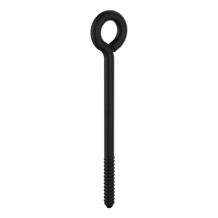 National Hardware 0.38 in. D X 6 in. L Storm Shine Steel Lag Screw Eye 175 lb 1 pk
