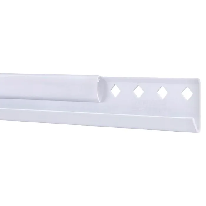 Organized Living Freedom Rail 2.25 in. H X 0.5 in. W X 24 in. L Epoxy Coated Steel Hanging Rail