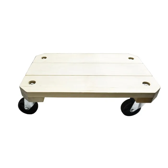 HP 4-Wheel Hardwood Dolly 360 lb. cap. (Pack of 2)