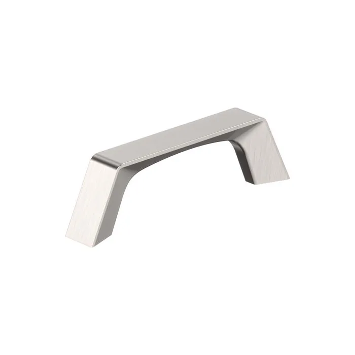 Amerock Everyday Transitional Arch Cabinet Pull 3 in. Satin Nickel Silver 6 pk