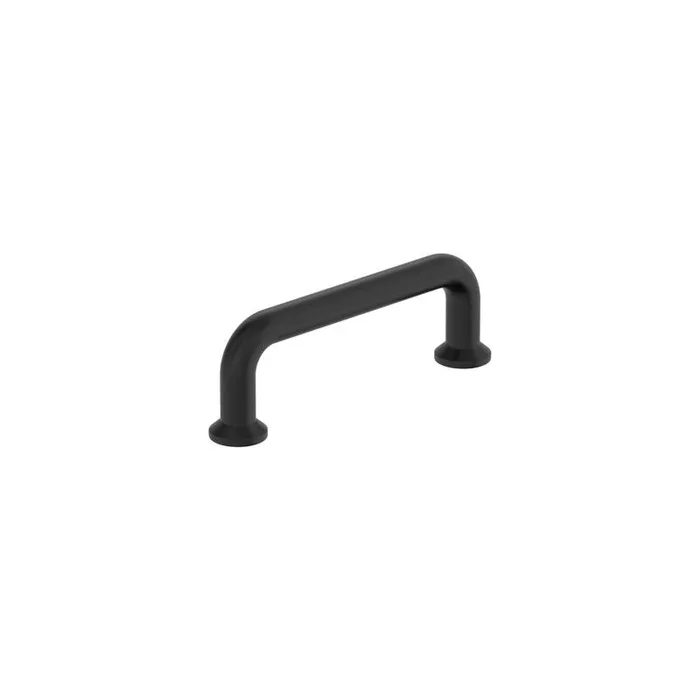 Amerock Contemporary Arch Cabinet Pull 3 in. Matte Black Black 6 pk