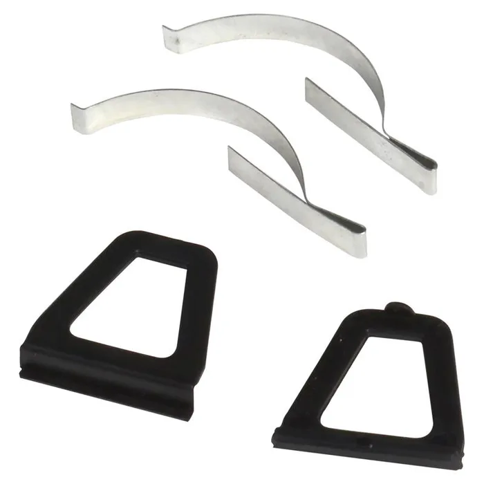Phifer Wire Black Aluminum 3 in. W X 6 in. L Pull Tab with Corner Springs 2 pk