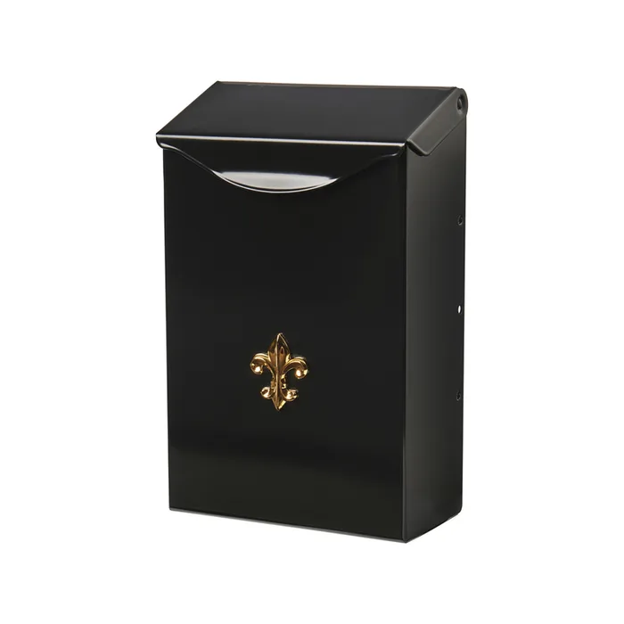 Architectural Mailboxes City Classic Classic Galvanized Steel Wall Mount Black Mailbox