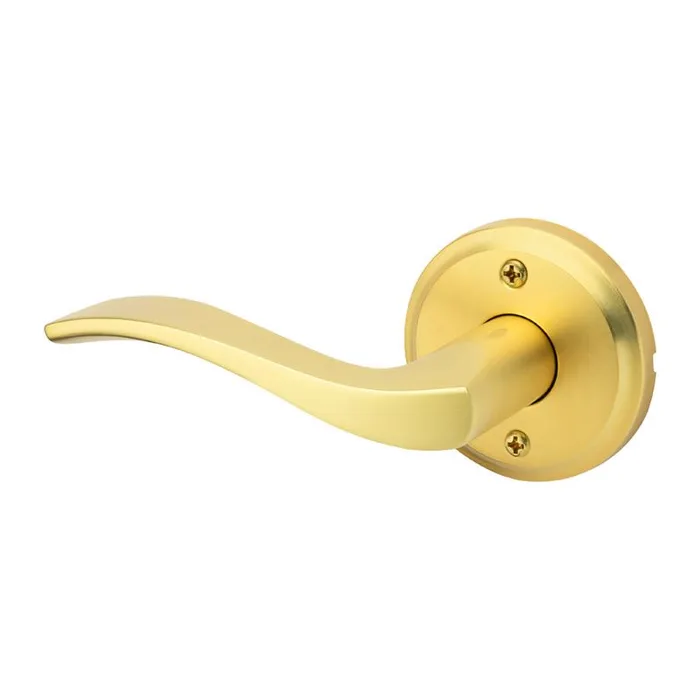 Kwikset Sedona Transitional Satin Brass Half-Dummy Lever