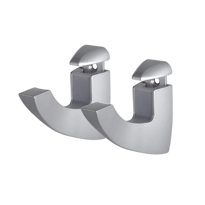 Dolle Scoop Maxi 4.9 in. H X 1.4 in. W X 4.1 in. D Silver Metal Shelf Clips (Pack of 5)