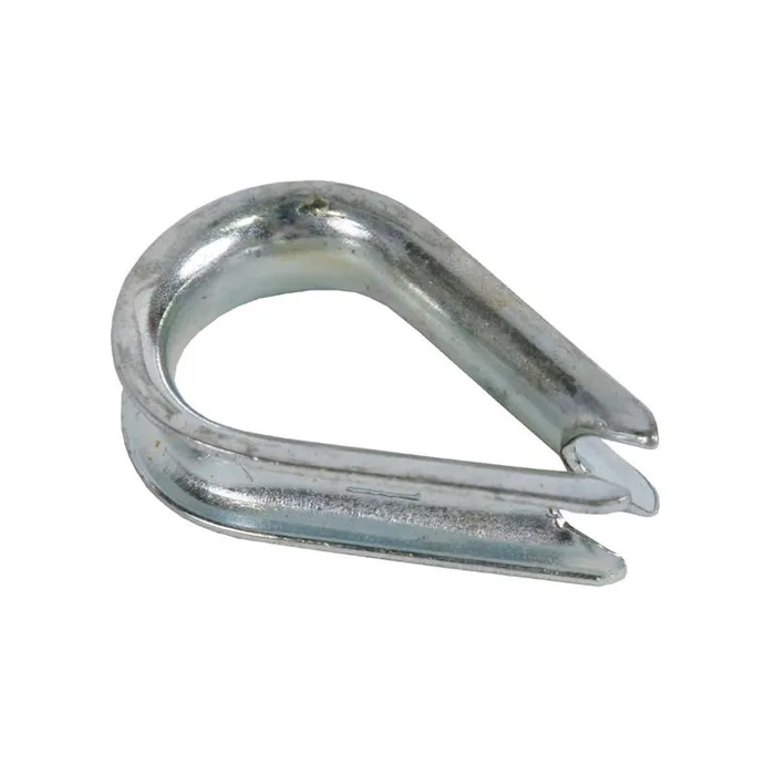 Koch Industries Zinc-Plated Galvanized Steel 3/16 in. D Wire Rope Clips and Thimble (Pack of 20)