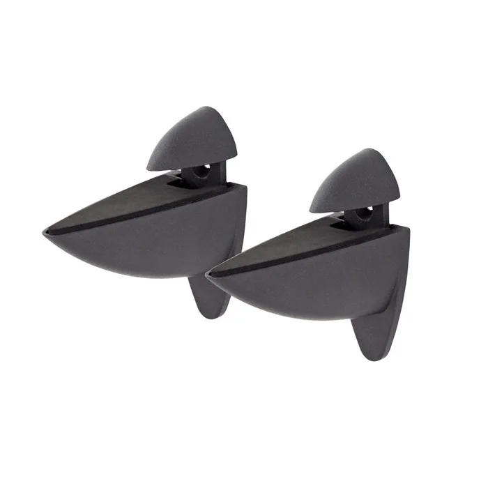 Dolle Ara 4.5 in. H X 1.8 in. W X 4.1 in. D Black Metal Shelf Clips (Pack of 4)
