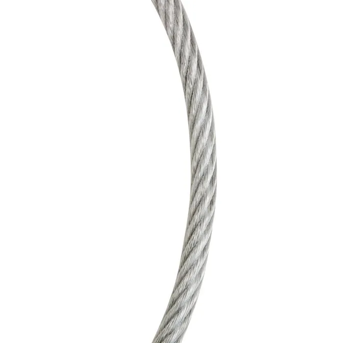 Koch Industries 3/16-1/4 in. D X 20 ft. L Galvanized Clear Vinyl Coated Wire Rope Cable (Pack of 5)