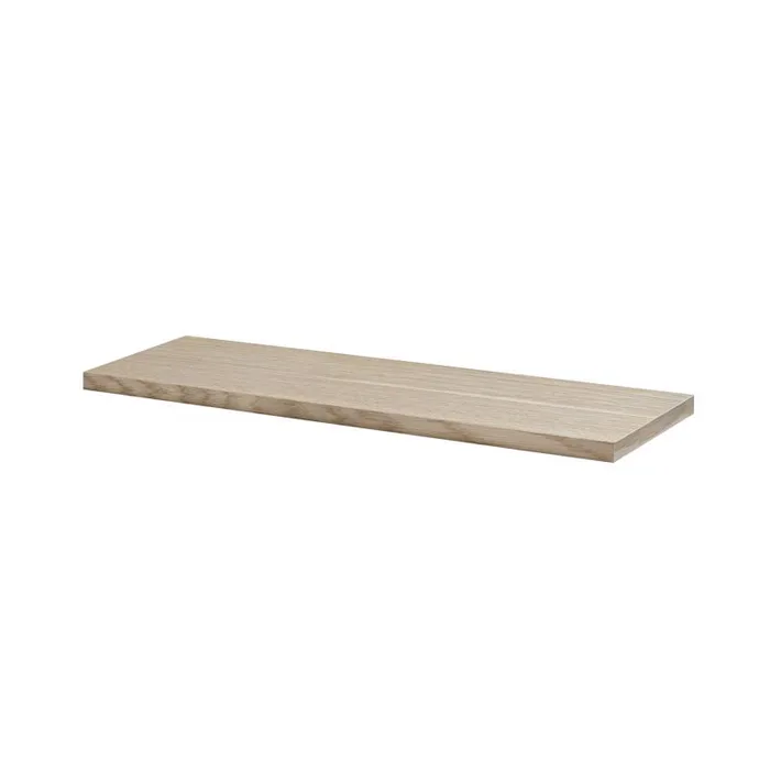 Dolle Lite Feelwood 0.79 in. H X 23.6 in. W X 7.9 in. D Oak Particle Board Decorative Wall Shelf (Pack of 2)