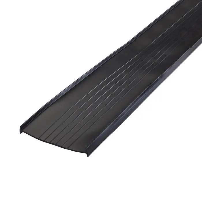 M-D Building Products Platinum Black Vinyl Door Bottom For Garage Doors 9 ft. L X 2.5 in.