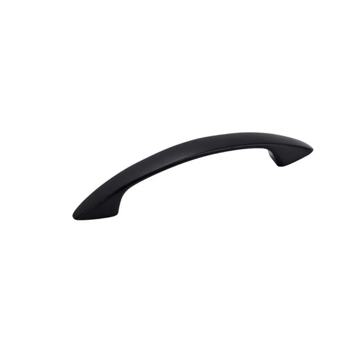 Amerock Contemporary Arch Cabinet Pull 3 in. Matte Black Black 1 pk