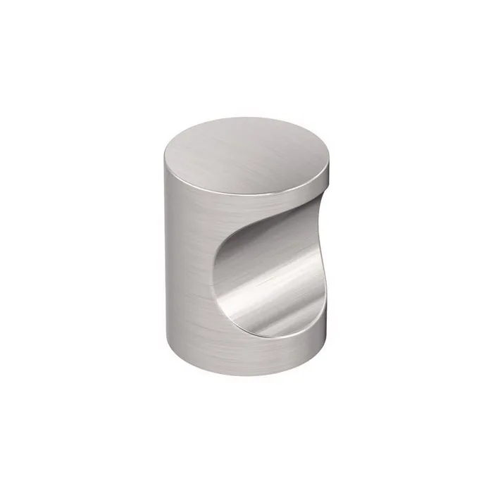 Amerock Whistle Contemporary  Round Cabinet Knob 11/16 in. D 0.93 in. Satin Nickel 1 pk