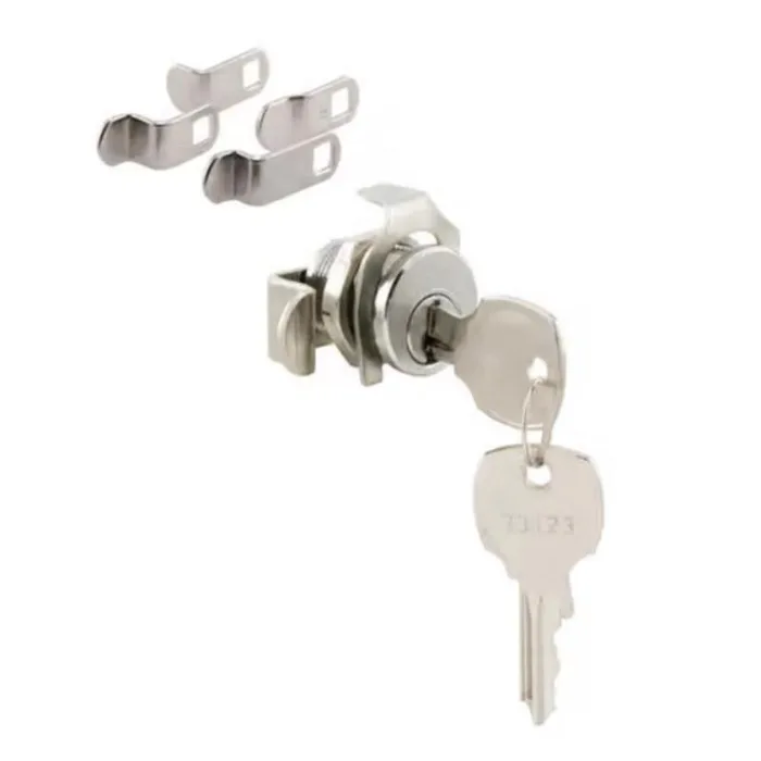 ATC Chrome Plated Steel Counter Clockwise Mailbox Lock 2 (Pack of 6)