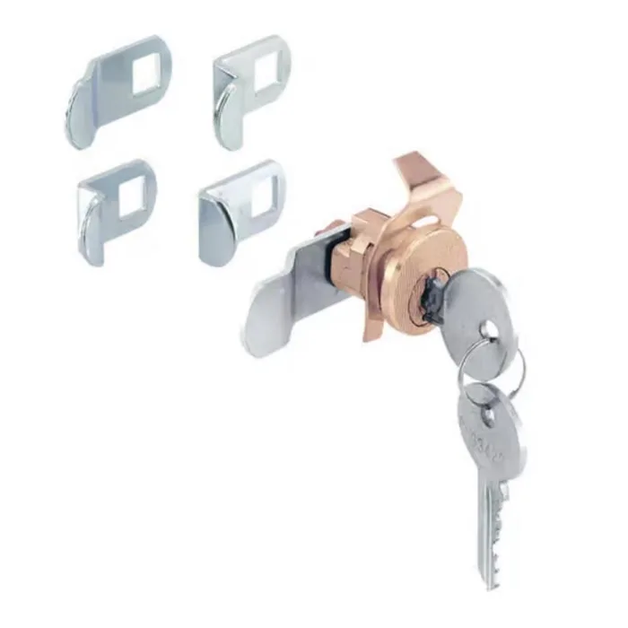 ATC Brass Plated Steel Counter Clockwise Mailbox Lock 2 (Pack of 6)